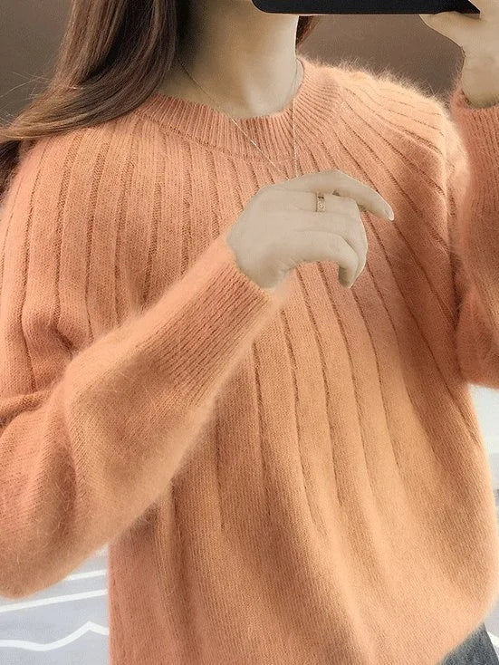 SHARON | Sweter dziany