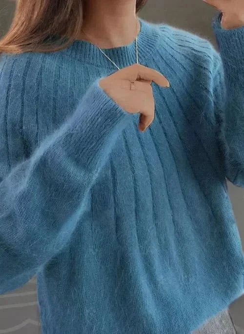 SHARON | Sweter dziany