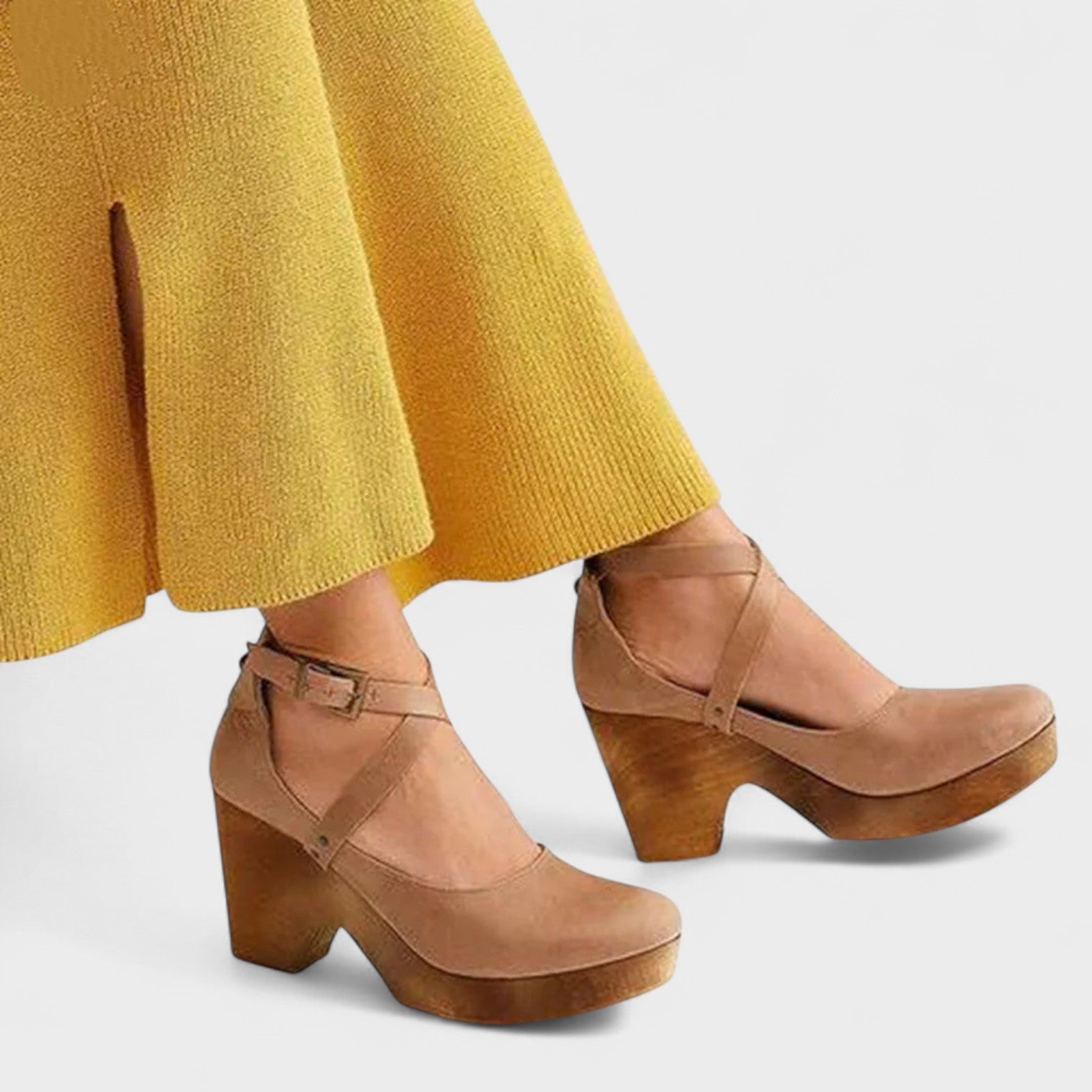 ELARU™ – Sandales Compensées Confort Classique