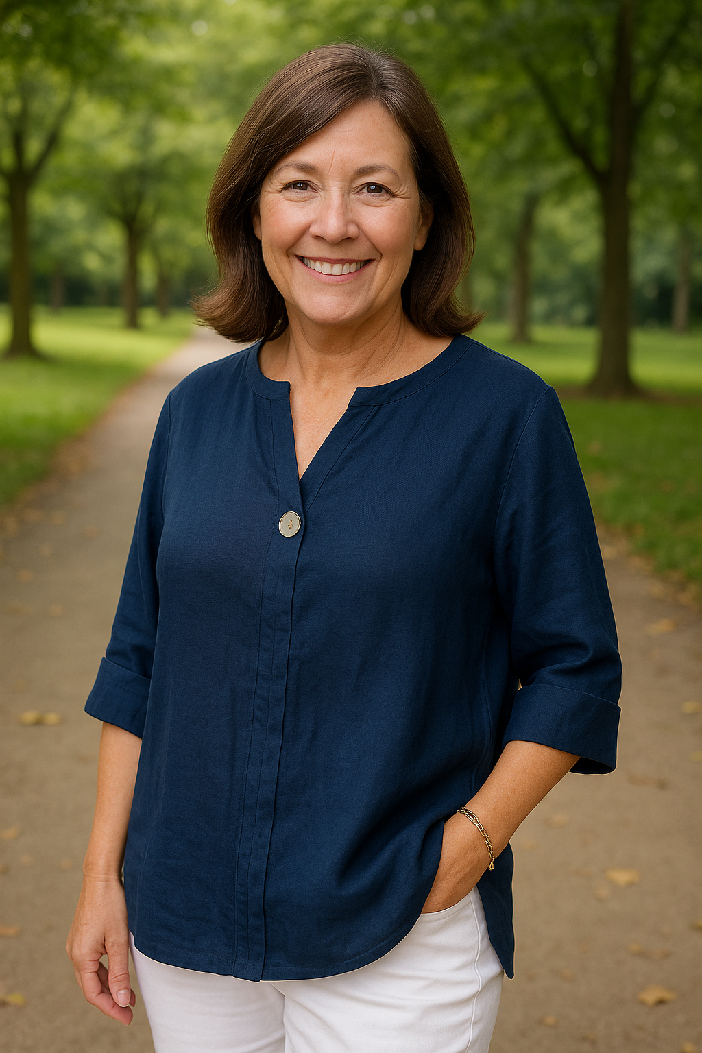Simone | Blouse - Légère. Flatteuse. Conçue pour les vraies femmes