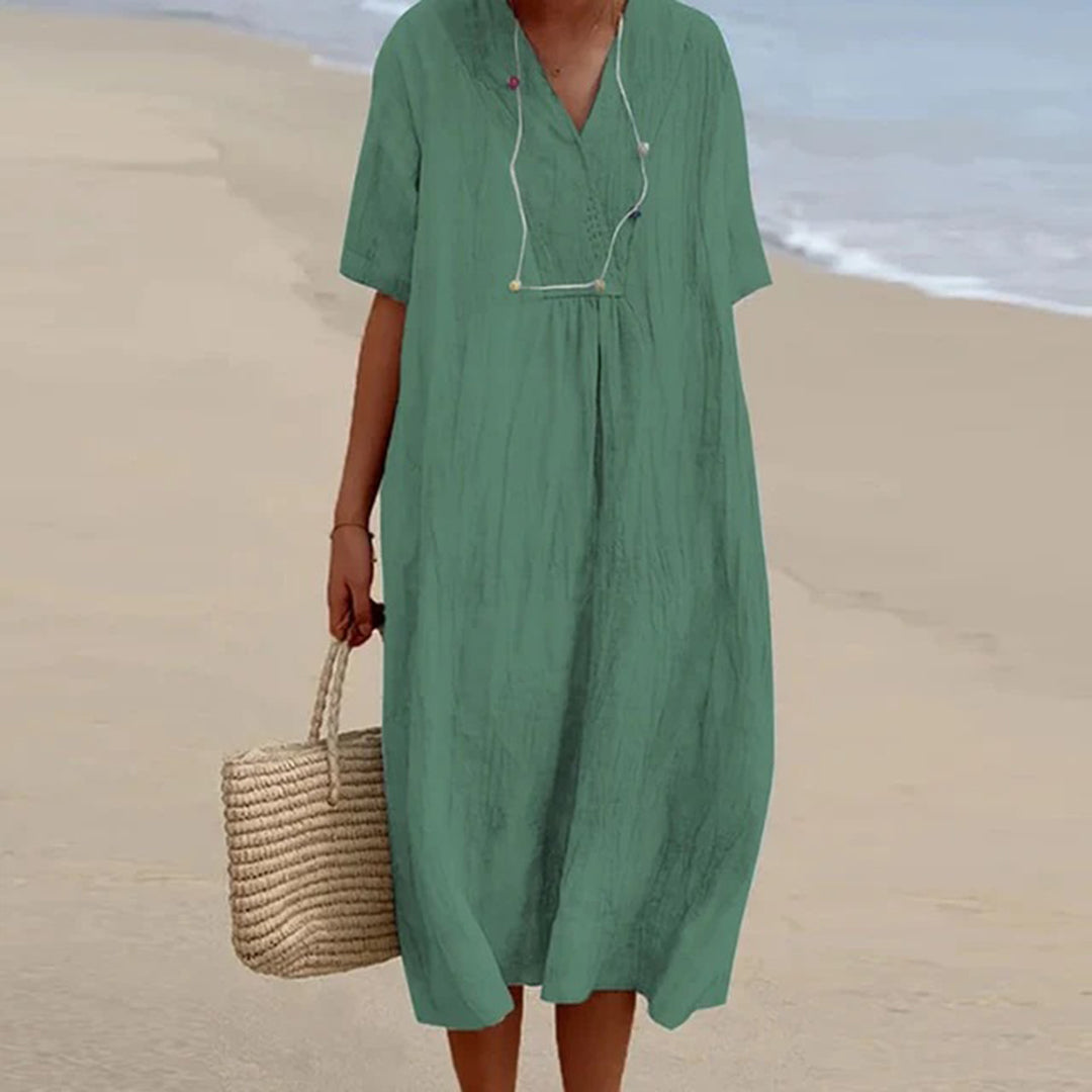 KARINA™ - Robe Midi à Coupe Décontractée