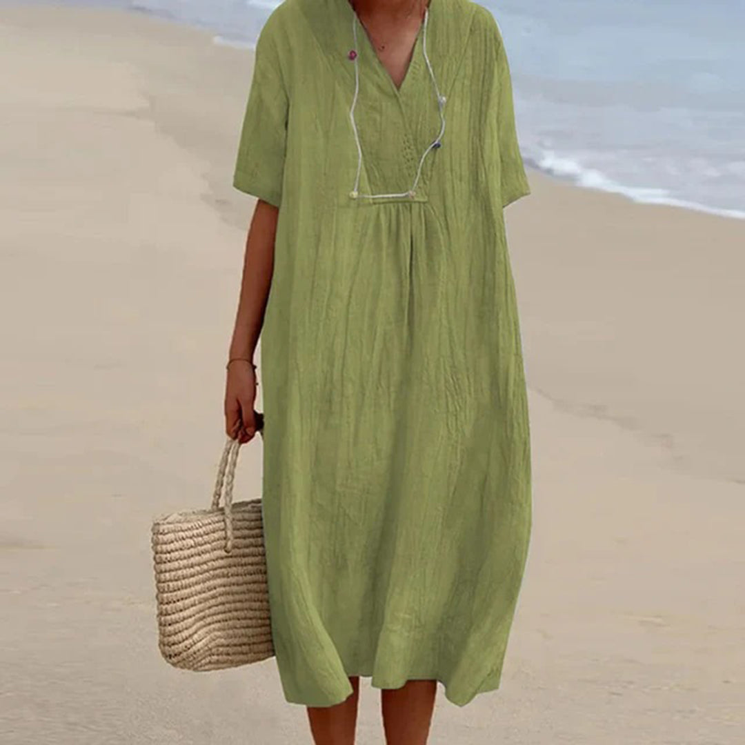 KARINA™ - Robe Midi à Coupe Décontractée