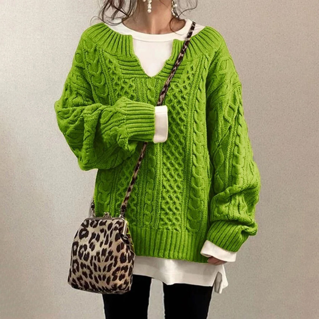 SOFFY | Zimowy sweter Twisted