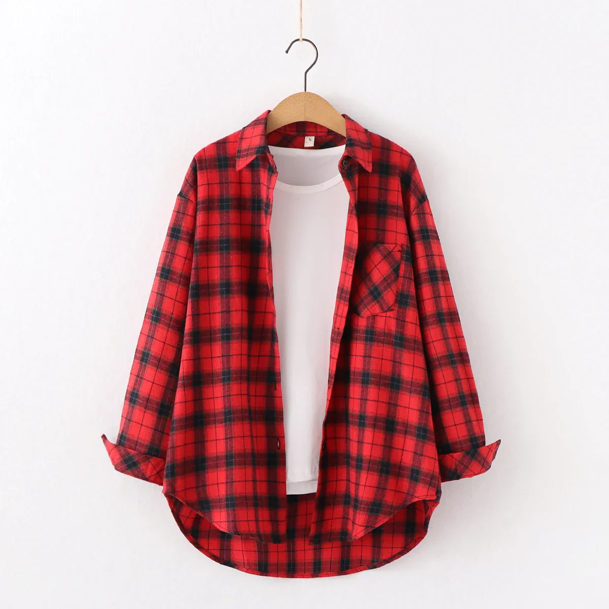 Freya | Kvinne Fresh Flannel Rutete Skjorte