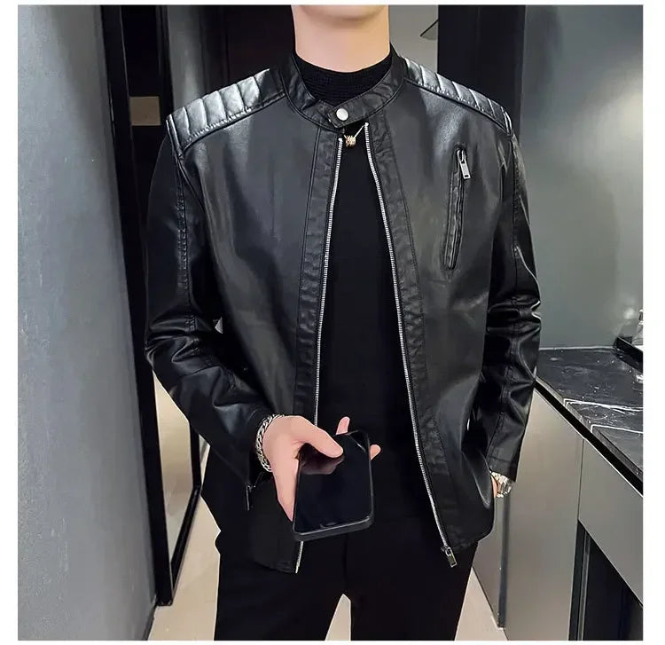 Adrian™ | Elegancka Skórzana Kurtka