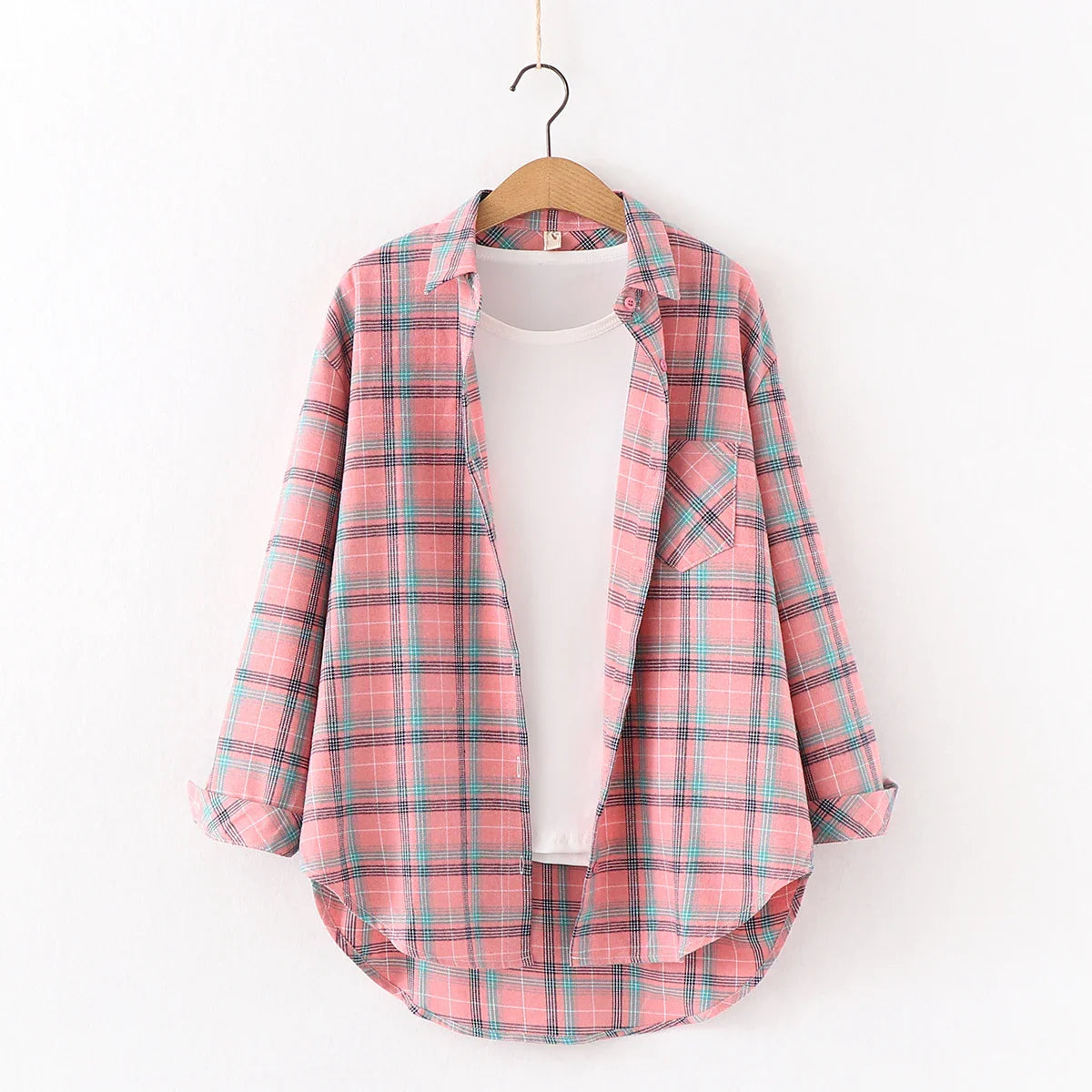 Freya | Kvinne Fresh Flannel Rutete Skjorte