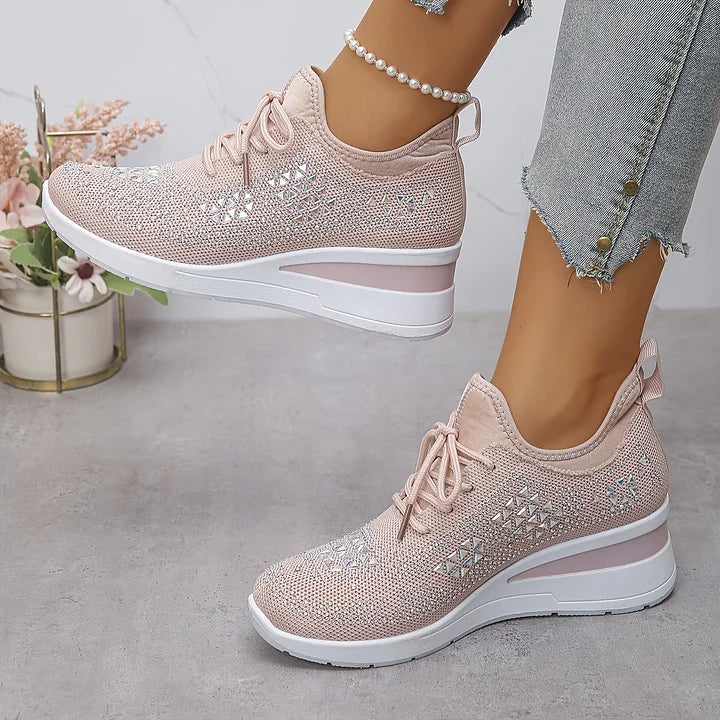 Giselle – Baskets orthopédiques avec strass scintillants