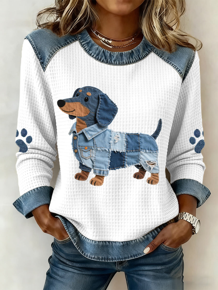 Calyné | Blouse Chiot Doux Patchwork