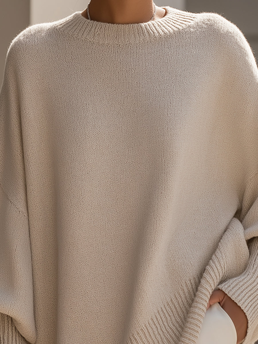 ISALIE | Pull en laine mélangée coupe oversize