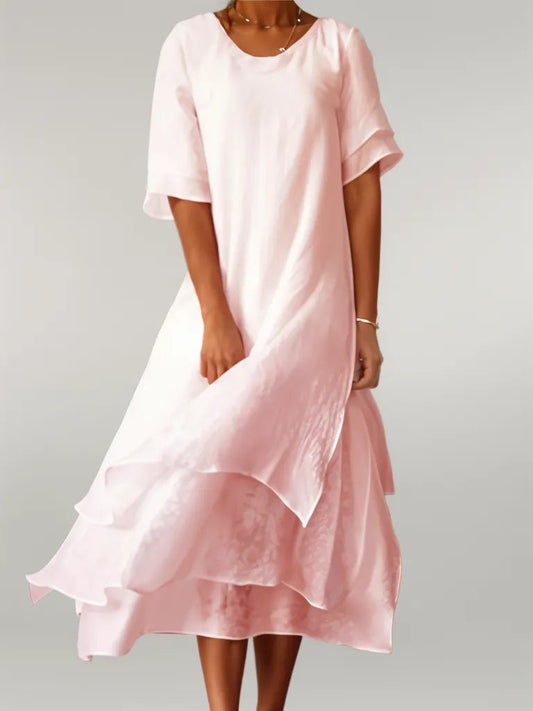 Isilde – Robe longue élégante en coton