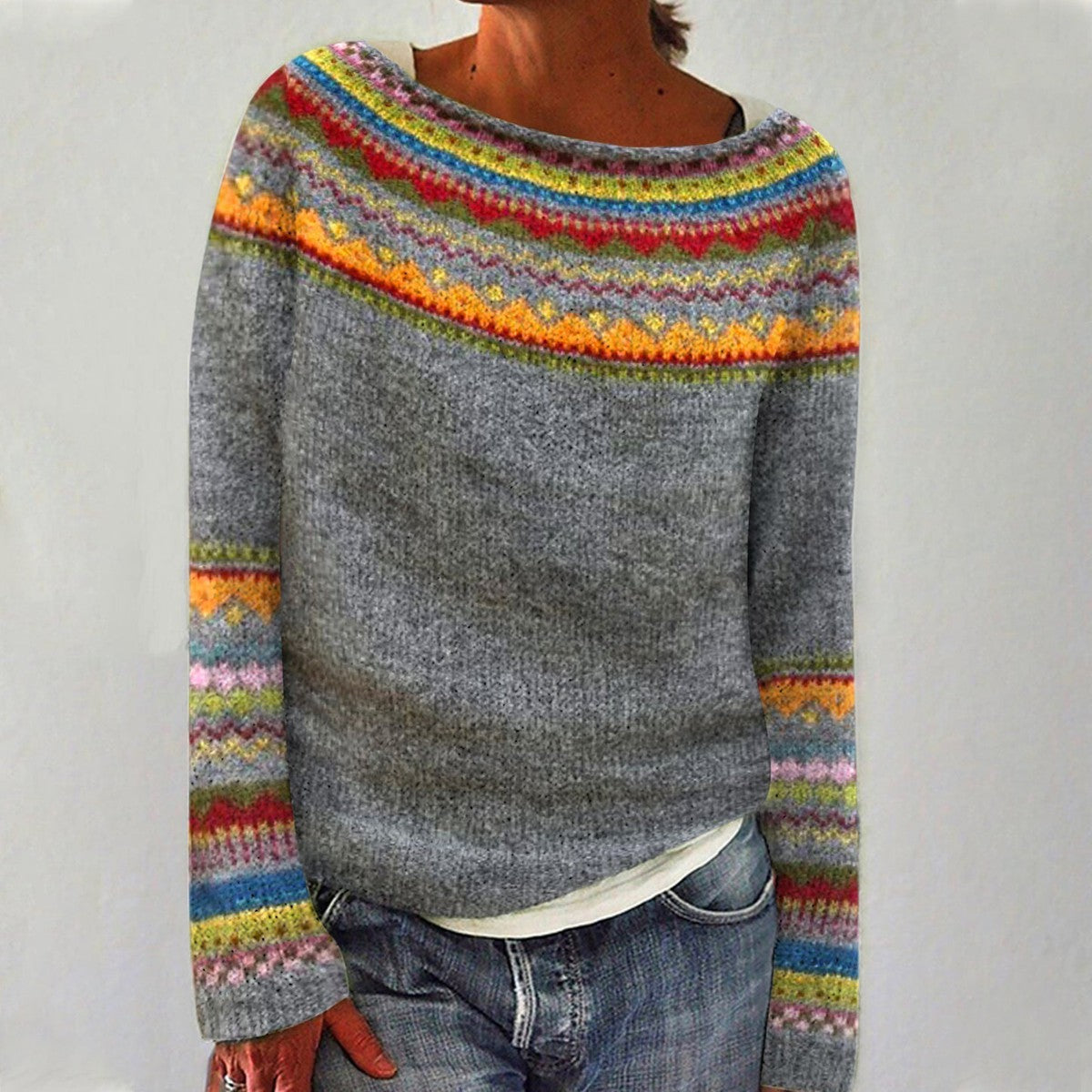 PIERINA | Nordycki sweter Comfort
