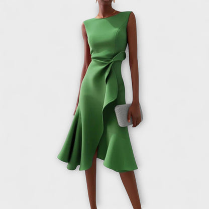 MARISSA™ – Robe sans manches élégante en style drapé