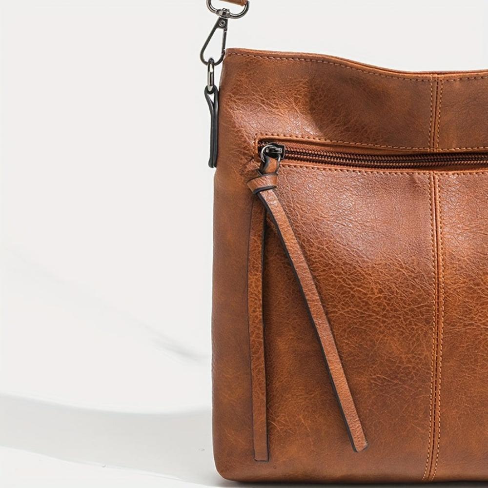 Sac bandoulière carré rétro Lena