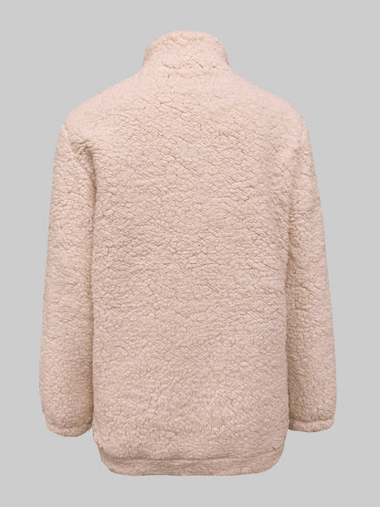 NOREEN | Sweter Teddy z Zamkiem