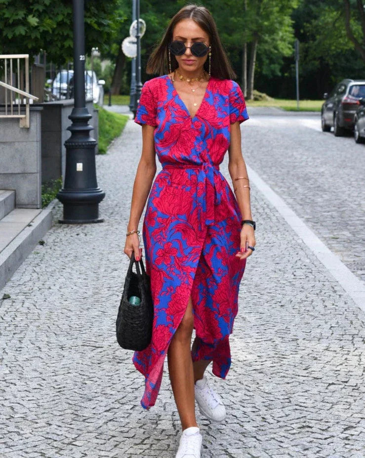 Frédérique – Robe d'été légère et fleurie