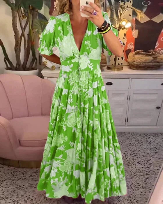 Eliora – Robe longue élégante et ajustable