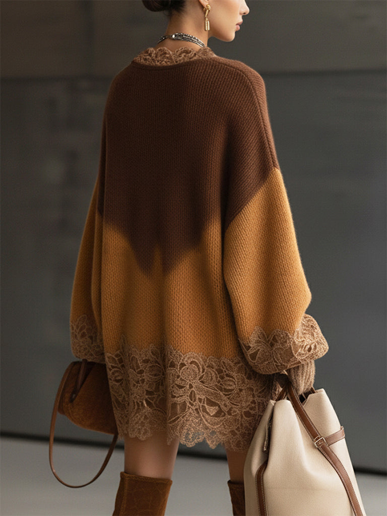 OMBELINE | Dégradé chaleureux & dentelle bohème