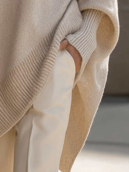 ISALIE | Pull en laine mélangée coupe oversize