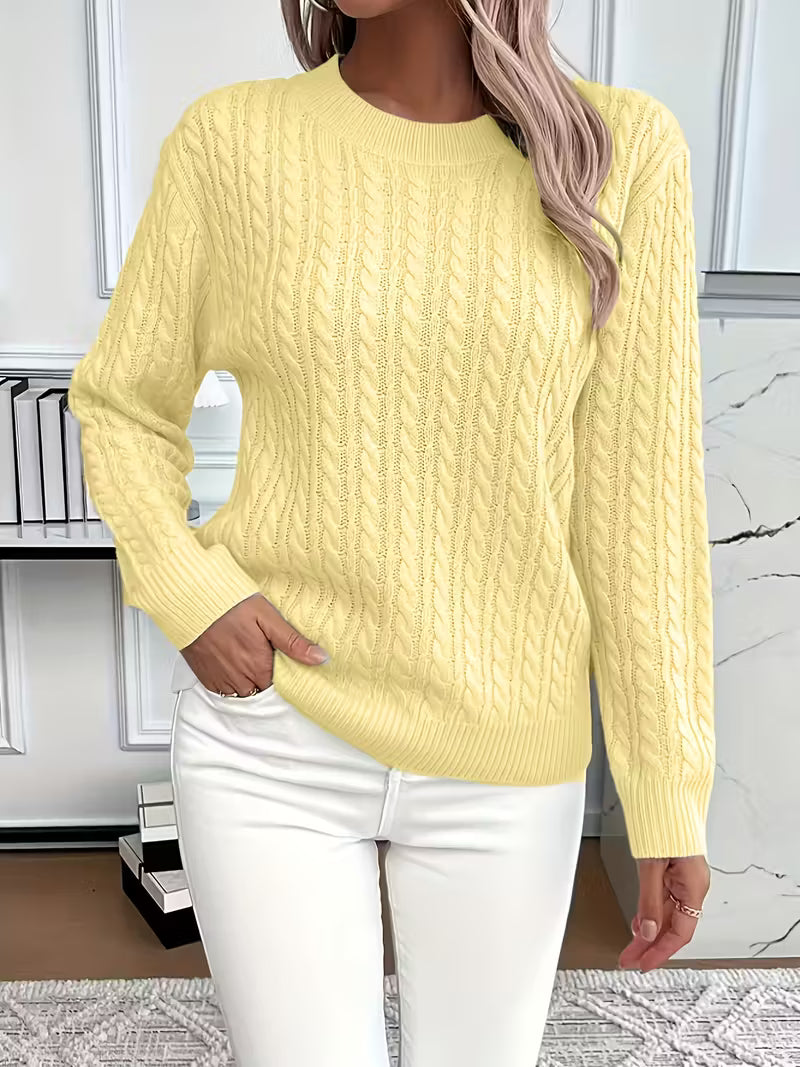 Aria™ | Miękki Sweter Minimalistyczny