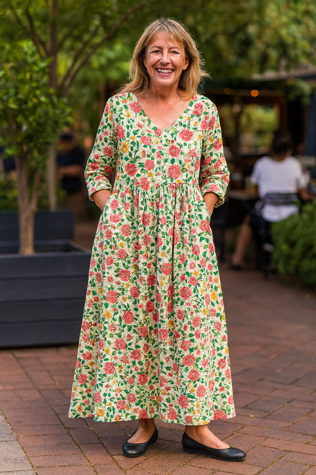 Noelia | Robe Maxi Confort – Élégance sans Effort, Confiance Toute la Journée