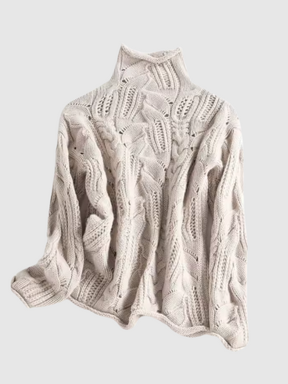 KARLA | Elegancki wełniany sweter