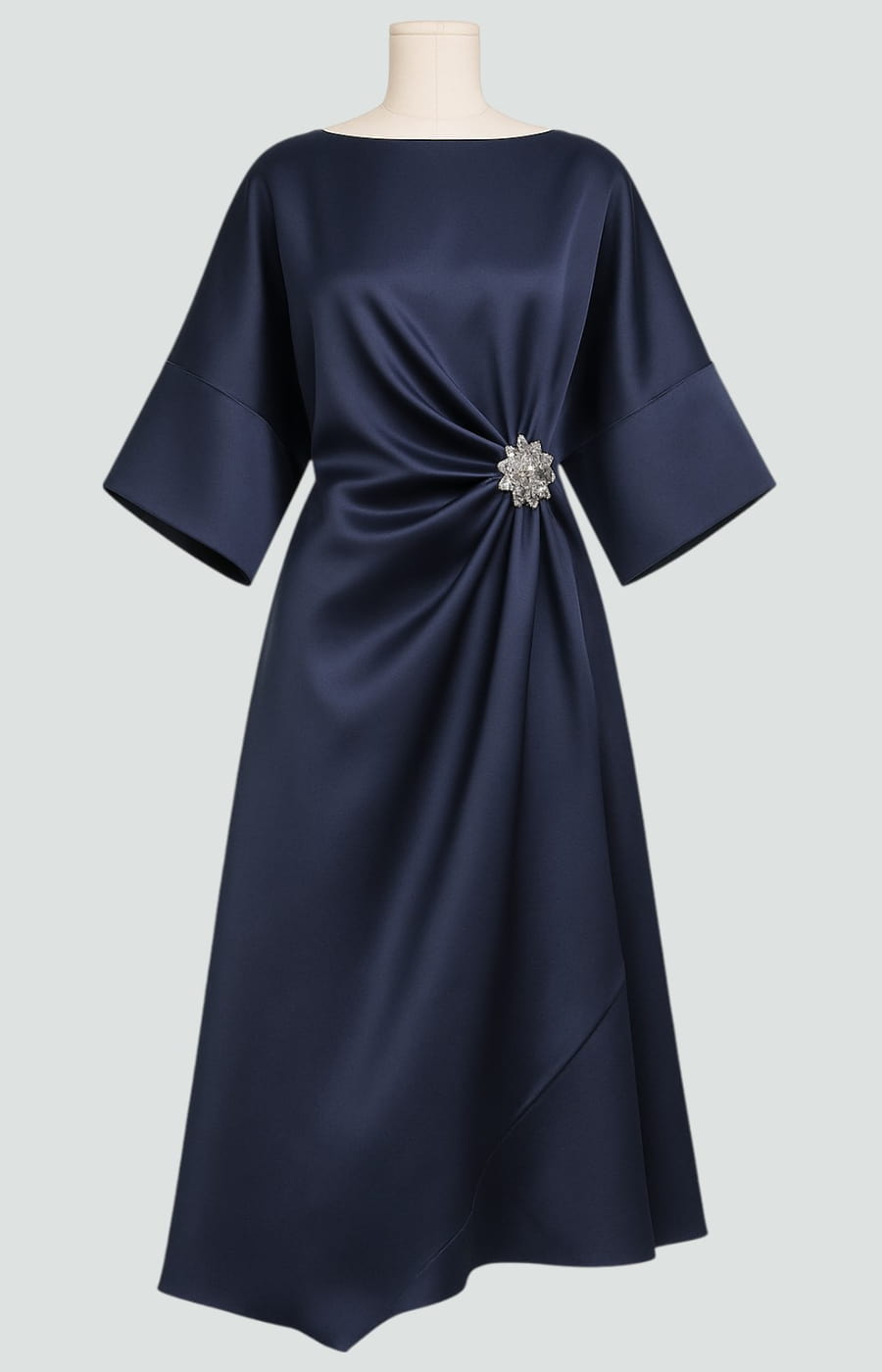 Albertine – Robe longue élégante en satin