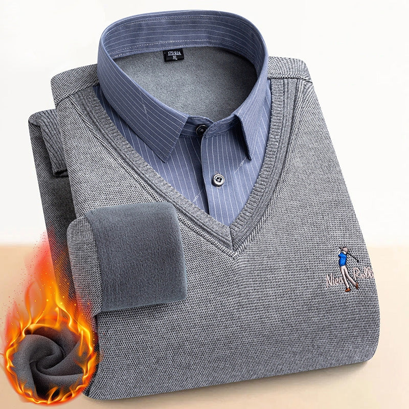 Virgile - Pull enfant 2-en-1 élégant et douillet