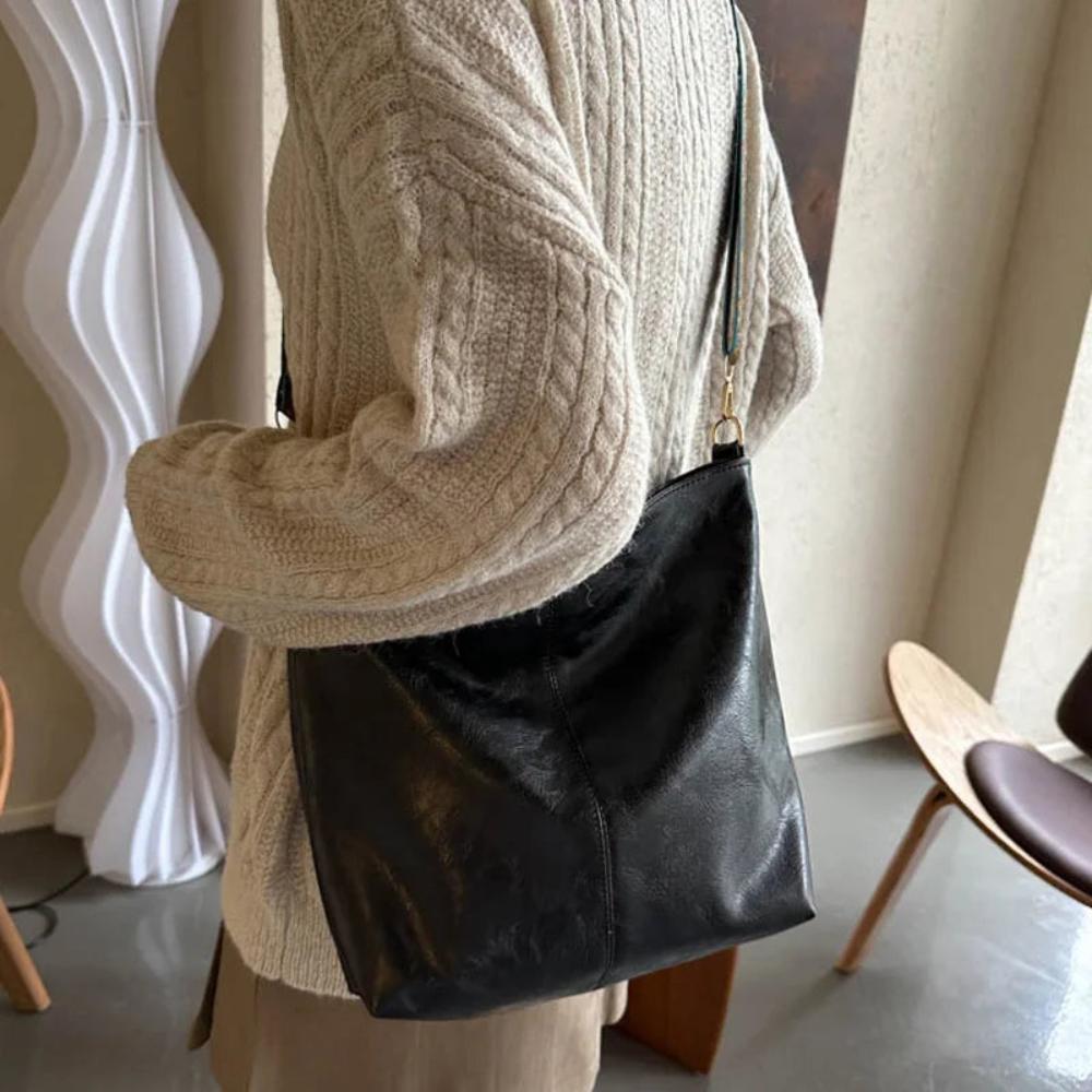 Charme Vintage de Chelsey | Sac à Bandoulière en Cuir