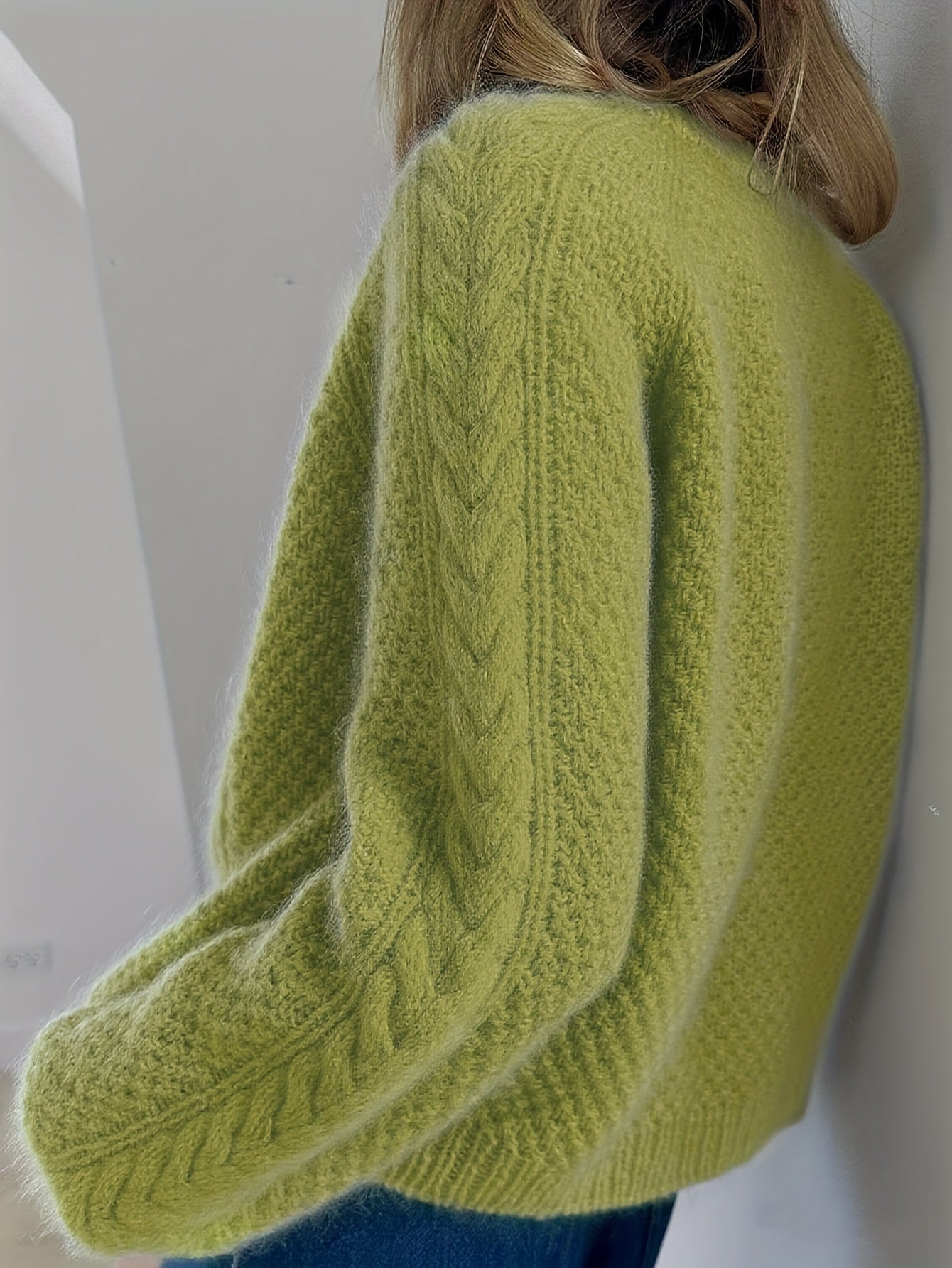 Freya | Kabelstrikket Cardigan Med Knapper
