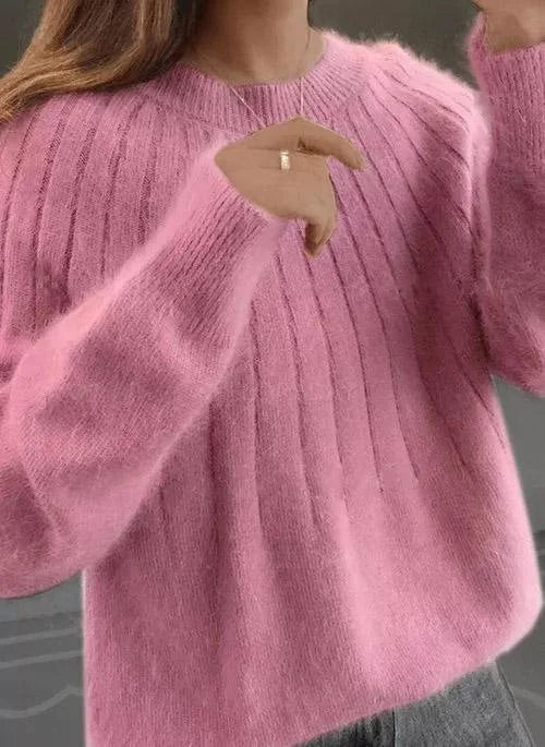 SHARON | Sweter dziany