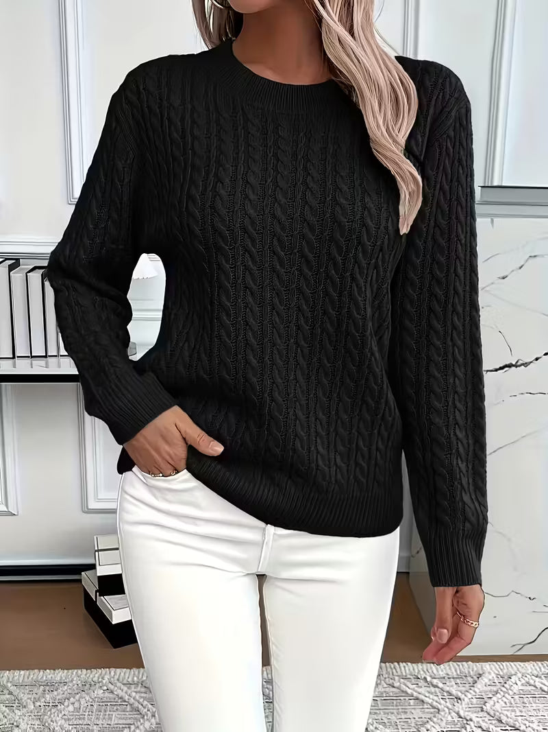 Aria™ | Miękki Sweter Minimalistyczny