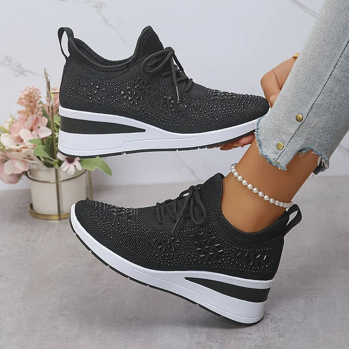 Giselle – Baskets orthopédiques avec strass scintillants
