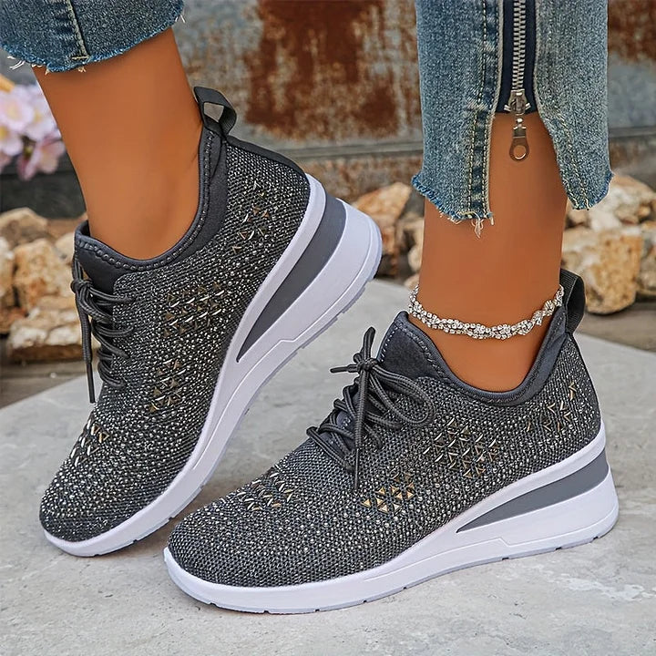 Giselle – Baskets orthopédiques avec strass scintillants