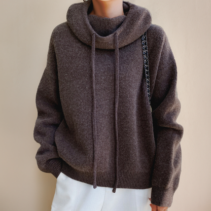 LIAH | Elegancki sweter z golfem
