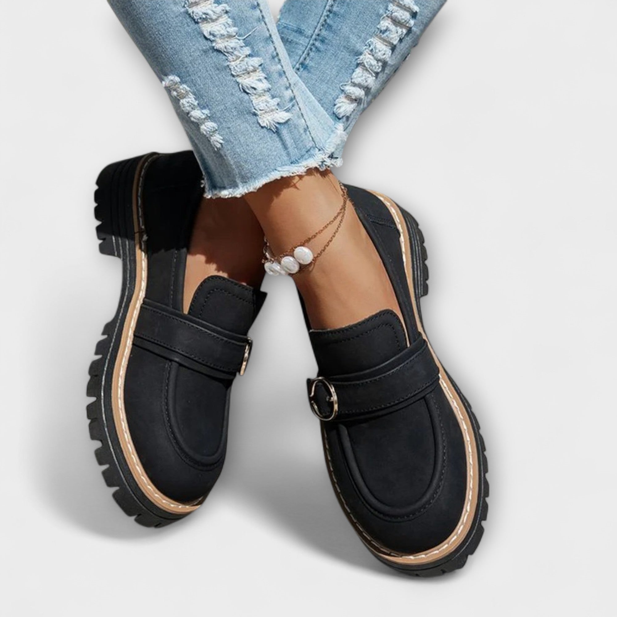 Sylvie™ | Mocassins Casual à Bout Rond