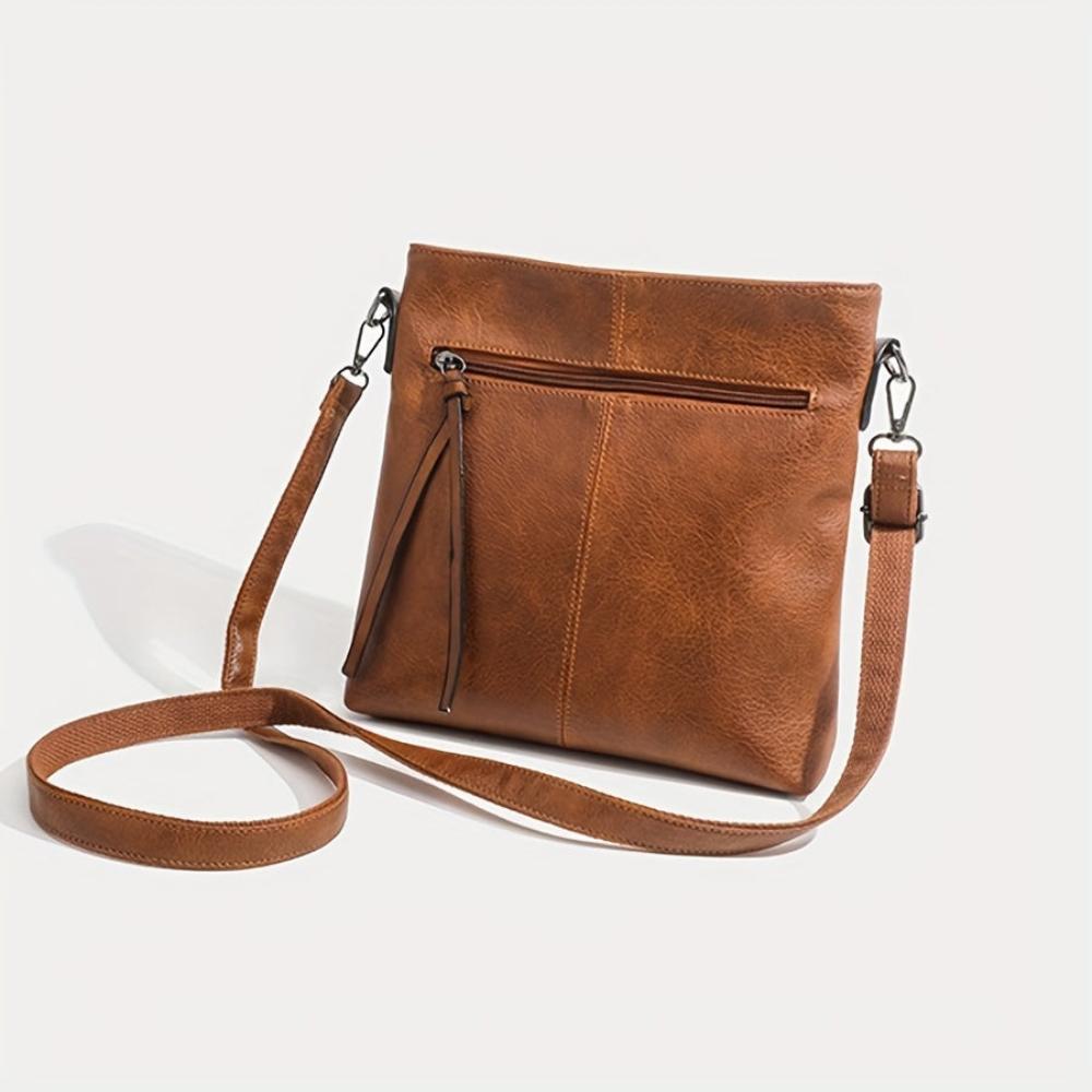 Sac bandoulière carré rétro Lena