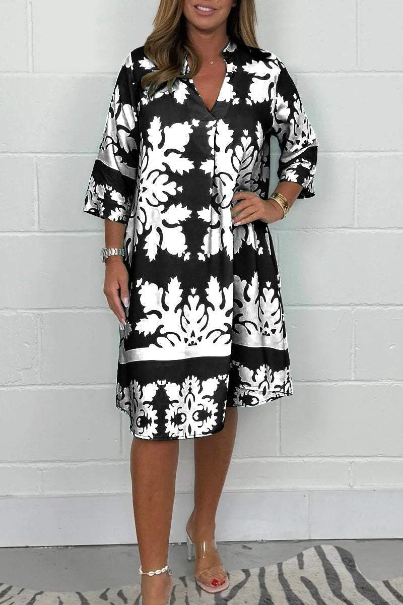 Alba – Robe de printemps fluide et élégante
